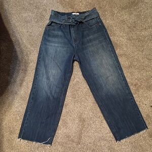 STS Blue Dark Denim Wide Leg Jeans